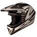 Adults' Fuel Off-Road Dirt Bike Helmet - Black Graphic