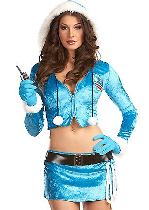 Ski Patrol - Women's Sexy Skiing Costume Lingerie Outfit