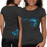Orlando Magic Women's Black Scribbler Cap Sleeve T-Shirt