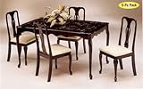 Dazzling 5 Pc Dinette Dining Table/ Side Chair