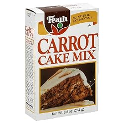 Fearn Carrot Cake Mix, 8.6-Ounce Boxes (Pack of 12)