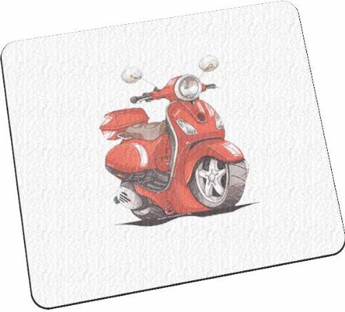 Personalisiertes Koolart - Vespa LX 50 Bike - Platzdeckchen aus Glas