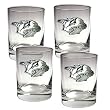 Nashville Predators 4pc Rocks Glass Set - Primary Logo NHL Hockey
