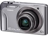 Casio EXILIM EX-H10 SR Digitalkamera (12 Megapixel, 10-fach opt. Zoom, 7,6 cm (3 Zoll) Display, Bildstabilisator) silber