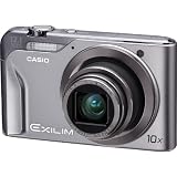 Casio EXILIM EX-H10 SR Digitalkamera (12 Megapixel, 10-fach opt. Zoom, 7,6 cm (3 Zoll) Display, Bildstabilisator) silbervon "Casio"
