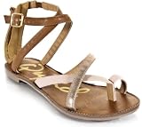 Qupid Athena-480a Strappy Gladiator Flat Sandal