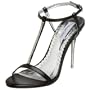 Dyeables Starlight Collection Women's Greta Sandal,Black,5.5 M US