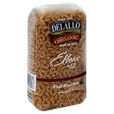 DeLallo Organic Whole Wheat Elbows 52 16 Ounce Units Pack of 16 by DeLallo