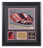 Kasey Kahne Framed Laserchrome 8x10 Photo w/ Autographed Card/Piece of Metal and Plate