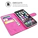 iPhone 6 Plus / 6s Plus Case, Snugg® - Leather Wallet Cover Case with Lifetime Guarantee (Hot Pink) for Apple iPhone 6 Plus / 6s Plus