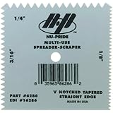 QLT By MARSHALLTOWN 6286 Plastic Notched Spreader with Tapered Edge