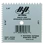 Marshalltown 6286 Plastic Notched Spreader with Tapered Edge