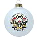 Green Bay Packers 2008 Santa's Elves Round Christmas Tree Ornament