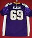 Jared Allen Autographed Minnesota Vikings Purple Jersey, Size 52, Proof Photo of Jared Signing for Us.