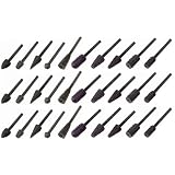 Buy 30 High Speed Carbon Rasp Burr Bits Set for Dremel, Blk