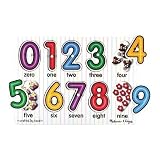 Melissa & Doug 0-9 See Inside Peg Puzzle