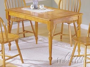 Farmhouse Design Oak/terracotta Tile Top Table Acs20596