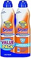 Banana Boat Ultra Mist Sport Performance Broad Spectrum Sun Care Sunscreen Spray - Twin Pack - SPF 30, 6 ounce