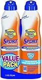Banana Boat Ultra Mist Sport Performance Broad Spectrum Sun Care Sunscreen Spray - Twin Pack - SPF 30, 6 ounce