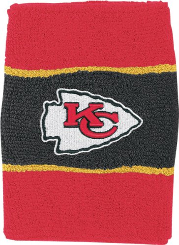 Kansas City Chiefs NFL Striped Wristband 2-Pack