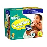 Pampers Swaddlers Dry Max Diapers, Economy Plus, Size 2-3 (14-22 Lbs), 152 Diapers
