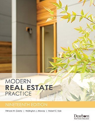 Modern Real Estate Practice, 19th Edition by Fillmore W. Galaty (2014-04-30)