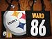 Pittsburgh Steelers 86 Ward Tote Bag Purse Grocery Bag