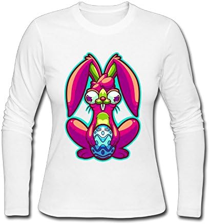 Vintage T Shirts Egg Bunny Easter Lady Homelike T-shirts