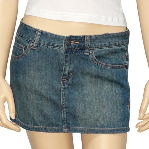 Hurley One & Only Movement YC Indigo Denim Skirt