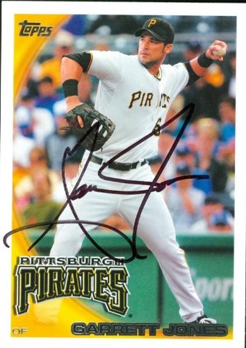 Garrett Jones Autographed/Hand Signed MLB Baseball Card (Pittsburgh Pirates) 2010 Topps #99