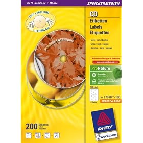AVERY CD-LABELS L7676-100