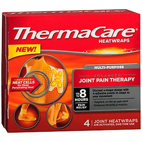 ThermaCare Multi-Purpose Joint Pain Therapy HeatWraps, 4 Count