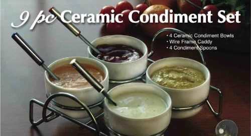 9 Piece Condiment Bistro Set