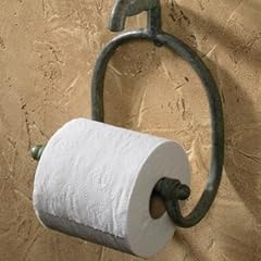 古びた感じが とっても オシャレな 超アンティーク風 水道 デザイン トイレットペーパーホルダー