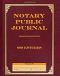 Notary Public Journal 600 Entries