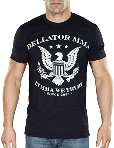 Bellator MMA Men's In MMA We Trust Tee Medium Black