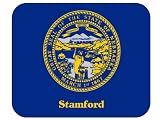 US State Flag - Stamford, Nebraska (NE) Mouse Pad