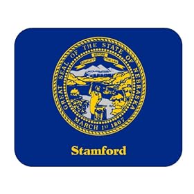 US State Flag - Stamford, Nebraska (NE) Mouse Pad