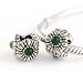 Birthstone 925 Sterling Silver Czech Crystal CZ "May Birthday Chrysoprase Bloom" Charms/beads for Pandora, Biagi, Chamilia, Troll and More Bracelets