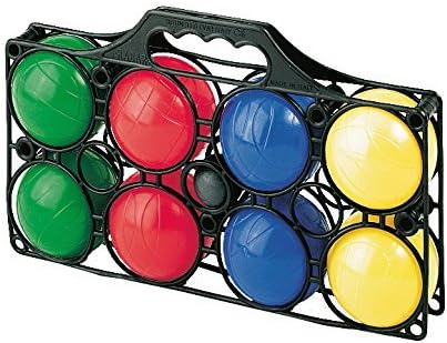 Beach Boules Set 8 Pieces With Carry Case - Color May Vary by Italian Plastics
