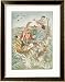 The Eight Immortals Cross the Sea Each Using Their Own Particular Magic Charm Collections Framed Art Poster Print, 27x33