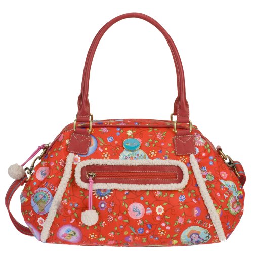 Oilily Fancy Planet  キャリーオール レッド OES1287-1904