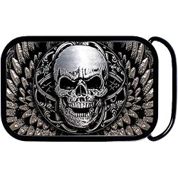Striking Tribal Skull Belt Buckle
