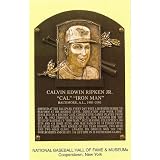 UNSIGNED Cal Ripken Jr. Hall of Fame Plaque Card