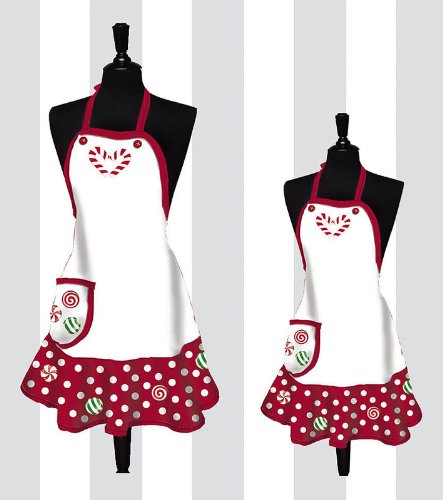 Mommy & Me Apron Set North Pole Candy Factory