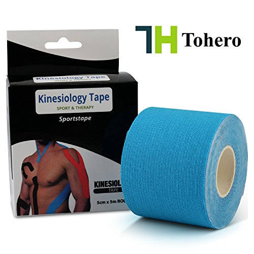 Tohero Kinesiology Athletic Sports Tape for Knee Shoulder and Muscle Injury Prevention