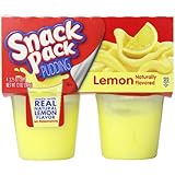 Snack Pack Pudding, Lemon, 13 Ounce (Pack of 12)