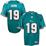 Men`s Miami Dolphins #19 Ted Ginn Jr. Team Replica Jersey - 2XL