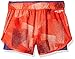 Skechers Girls' Big Print 2-in-1 Compression Short, Fiery Coral, Small