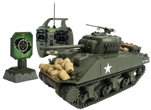 Radio Controlled 1:24th Scale Sherman Tank